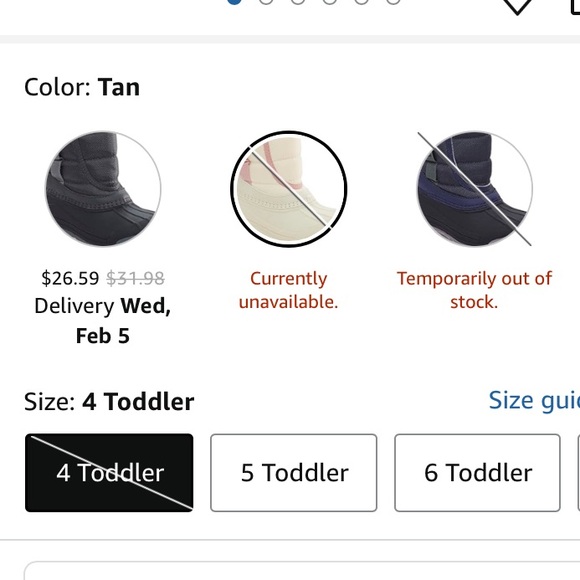 🐝NWT Oshkosh B’Gosh Duck boots - Toddler 4 - Picture 10 of 10